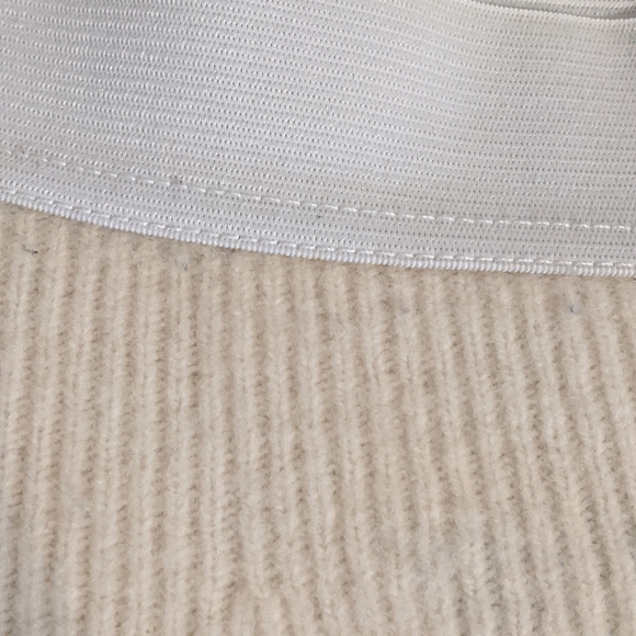 Adrienne Vittadini Wool Ivory Mini Skirt - Picture 3 of 6